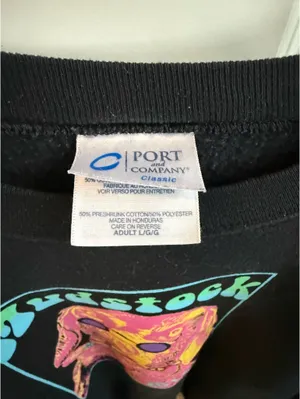 Mudstock Crewneck Black Size L thumbnail 3