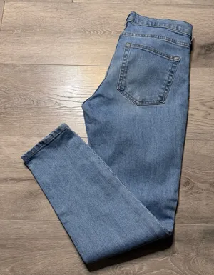 Everlane Stretch High Rise Skinny‎ Jeans Light Indigo Blue Womens 28 or 6 Reg thumbnail 1