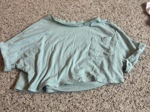 ardene cropped t shirt Green Size XS thumbnail 1
