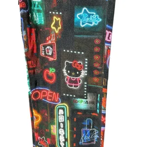 Hello Kitty X Dolls Kill Pixel‎ City Jeans Small Teen Neon Sign Sanrio #T12-8 thumbnail 4