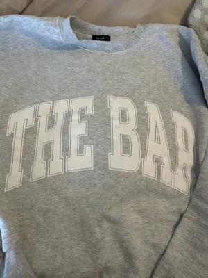 The Bar Sweatshirt Heather Grey thumbnail 3