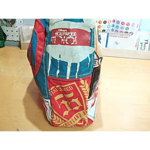 Walt Disney World Parks The Happiest Place on Earth Patchwork Tote Bag Rare thumbnail 4