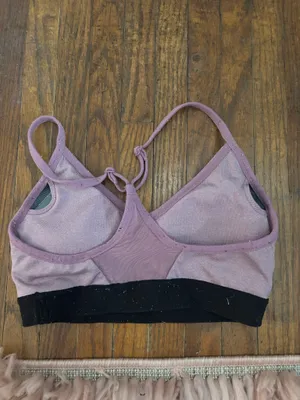 Purple Nike Dri-Fit Sports Bra thumbnail 2