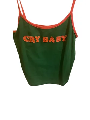 Urban Outfitters Cry Baby Cami Tank Top Y2K- 90s inspired cotton camisole lolita thumbnail 6