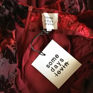 Some Days Lovin REVOLVE Red Burnout Open Back Mini Dress NWT thumbnail 4