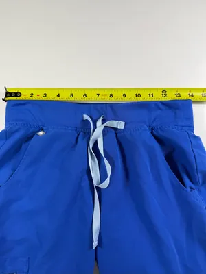 Figs Women's Technical Collection Royal Blue Joggers with Drawstring thumbnail 8