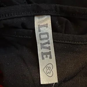 Love Black Spagetti Strap One Piece Jumpsuit Athleisure One Piece Size Small thumbnail 3