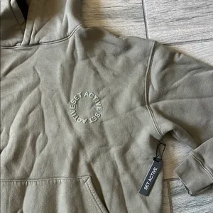 SET Active Green Cropped Hoodie thumbnail 3