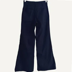 Maeve Anthropologie The‎ Junie Jean Black Wide Leg Petite Pants 27P thumbnail 3