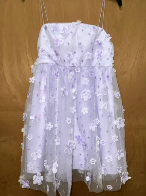 SheIn Floral Appliqué Dress thumbnail 1