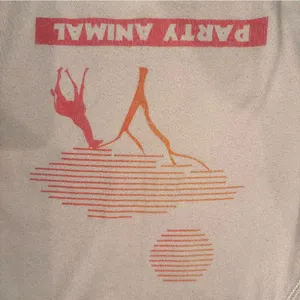 Aerie Party Animal Tan Sunset Safari Giraffe Crewneck Sweatshirt thumbnail 2