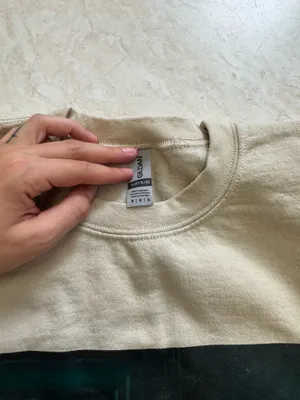Gildan Wicked Crewneck Sweatshirt Tan Size M thumbnail 4