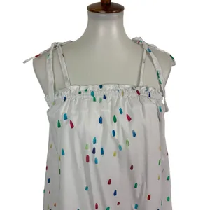 Brooke Wright Designs Dress XS S Small Summer Cotton Maxi Boho Resort thumbnail 3
