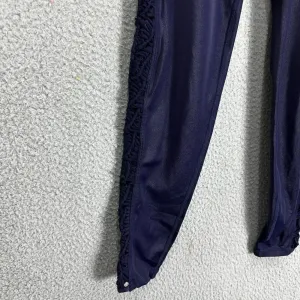 style reform leggings womens medium blue irradescent crochet ruched cropped‎ nwt thumbnail 2