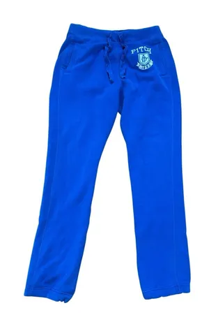 Y2K Abercrombie & Fitch Bright Blue Straight Leg Sweatpants Medium thumbnail 1
