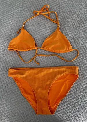 Aerie orange bikini SET thumbnail 1