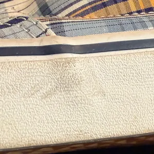 Vans Womens Size 8.5 Era 59 Plaid Skate Shoes Blue‎ Yellow Canvas Sneakers Retro thumbnail 10
