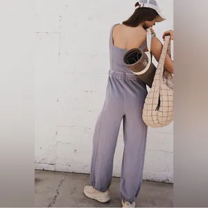 NWT FP Movement Inbound Onesie in Trailblazer Grey Women’s Size Large Jumpsuit thumbnail 2