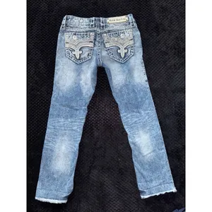 Rock Revival‎ Jeans Womens Blue Janelle Capri Wash Denim Size 25 thumbnail 7