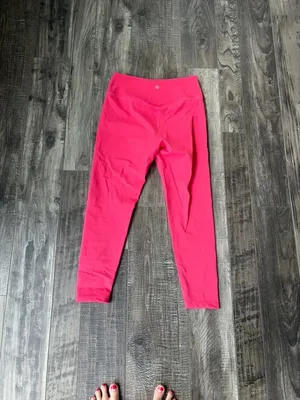 Harmony and balance hot pink yoga set thumbnail 5