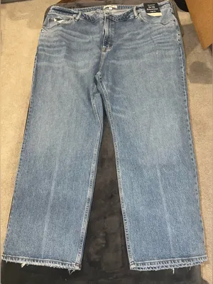 Abercrombie & Fitch Curve Love High Rise 90s Relaxed Jean Size 36 / 22 Short thumbnail 11