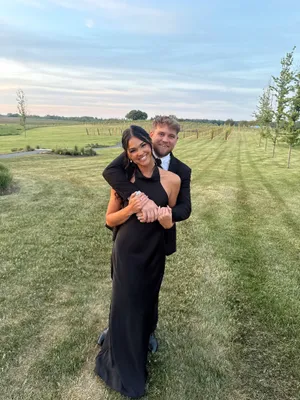 Black Dress Azazie thumbnail 3