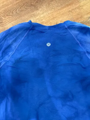 Lululemon Blue Tie-Dye Long Swiftly Tech Sleeve thumbnail 4