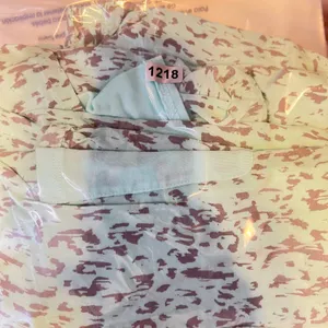 1218 | Nottibianche Abstract Print Cotton Blend Pajama Set Mint Green Womens‎ 1X thumbnail 12