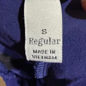 A New Day Womens S Navy Blue Side Stripe Pull On Pants Wide Leg Track Athleisure thumbnail 8