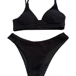SHEIN Black Bikini Set Sleek Minimalist Design thumbnail 4
