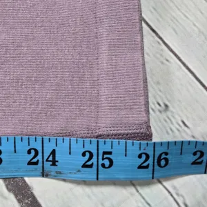 Everlane‎ Seamless Legging Ribbed High Waist M L Light Purple Lilac thumbnail 11