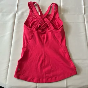 Lululemon Compassion Tank Boom Juice Pink Activewear Athleisure Women's Size 4 thumbnail 5