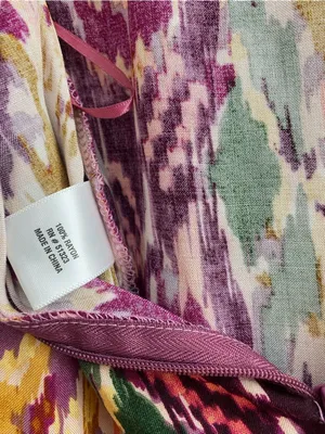 Vince Camuto Boho Ikat Print Maxi Skirt Size L thumbnail 10