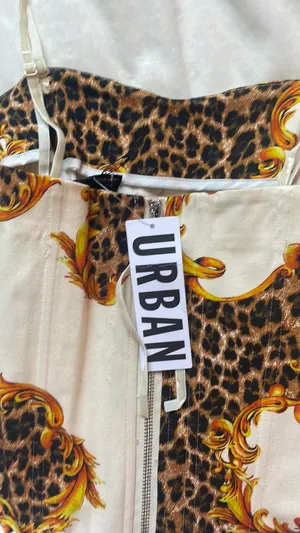 Urban Outfitters MIAOU X Exclusive Morgan Leopard Print Corset Top thumbnail 3