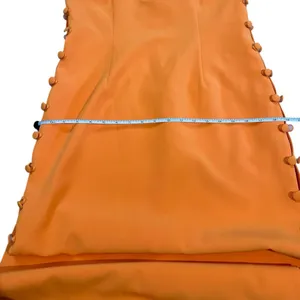 Gianni Bini Elegant Orange Strapless Dress thumbnail 9