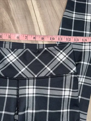 Lululemon wunder under full on leggings in varsity plaid size 4 thumbnail 4