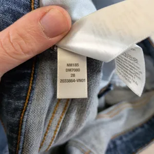 Madewell The Mid-Rise Perfect Vintage Jean DM7080 Blue 28 Slim Tapered thumbnail 5