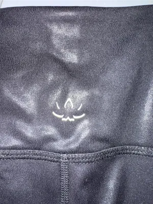 Beyond Yoga Black Shiny Shimmery High-Waist Sexy Leggings Size XS thumbnail 5