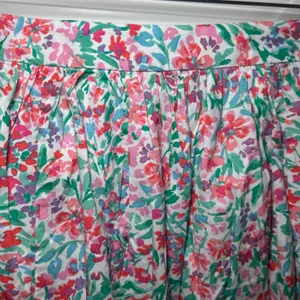 NWT J.Crew Womens Floral Bubble Hem Skirt White Pink Green Size S cottage 2024 thumbnail 3