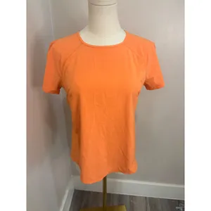 Lululemon Swiftly Tech Short Sleeve Shirt Orange Ripstop Womens 4 thumbnail 2