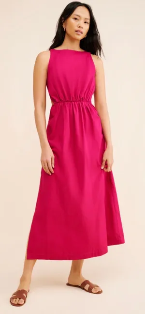 Summer away Algarve Pink maxi dress thumbnail 1