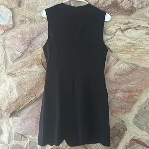 Commense Golden Rose Button Pocket Split Dress size L Black Size L thumbnail 6
