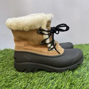 Sorel Snow Angel Lace Winter Boots NL1810-234 Tan Waterproof Womens Size 7 US thumbnail 3