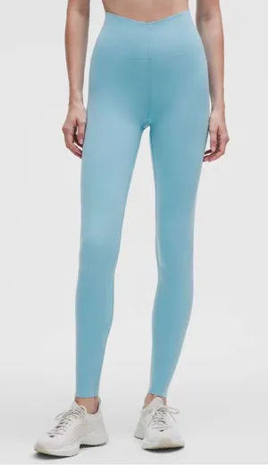 Lululemon Glow Up Super-High-Rise Tight 28" Washed Blue size 6 NWT thumbnail 1