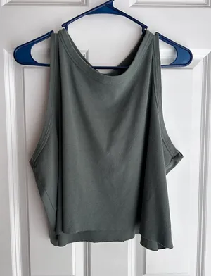 Soft Green Terra & Sky Crop Tank thumbnail 1