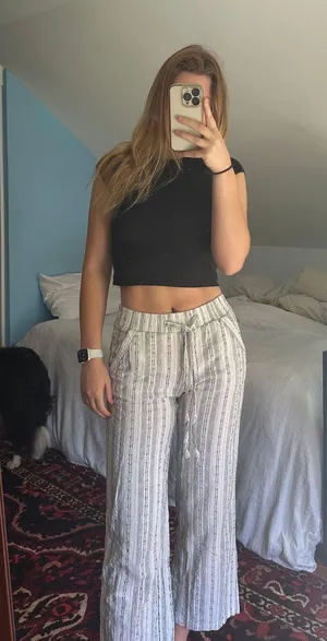 Sienna Sky Striped Pants thumbnail 1