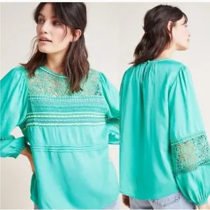 ANTHROPOLOGIE BLNK LONDON Sunshine Pheasant Top size‎ Small thumbnail 12