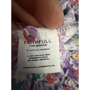 Faithfull The Brand Floral Tiered Midi Dress US Sz 10 Kate Middleton XL #D13-8 thumbnail 12