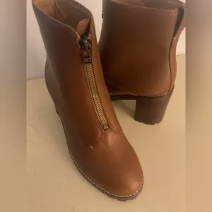 Madewell women leather heel The Alyce boots size 6.5 thumbnail 6