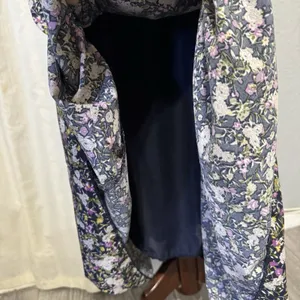 Cottagecore Metrowear Women's Midi Skirt Sz M Floral Lined Tiered‎ Elastic Waist thumbnail 7